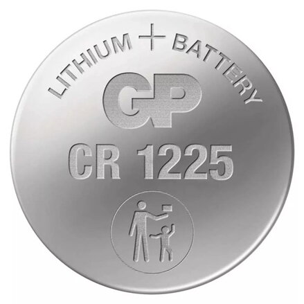 Baterie lithiová, CR1225, 3V, GP, blistr, 1-pack