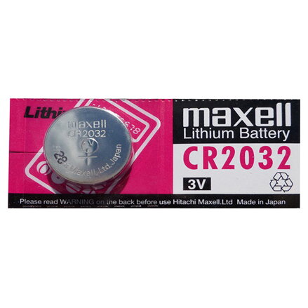 Baterie lithiová, CR2032, 3V, Maxell, blistr, 5-pack