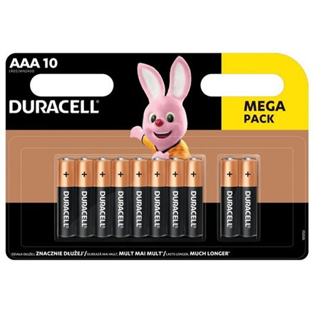 Duracell BASIC Jednorázová alkalická baterie AAA, 10-pack
