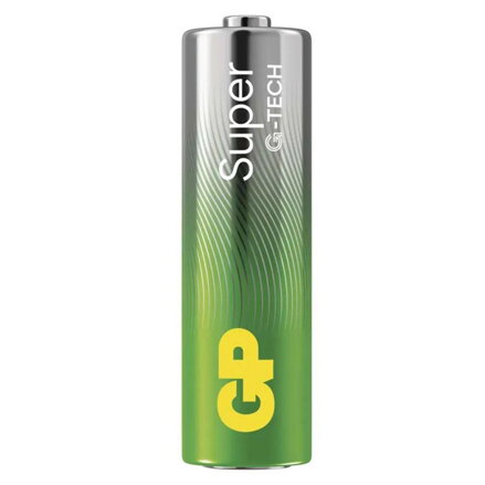Baterie alkalická, AA, 1.5V, GP, blistr, 8-pack, SUPER