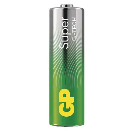 Baterie alkalická, AA (LR6), AA, 1.5V, GP, blistr, 8-pack, SUPER