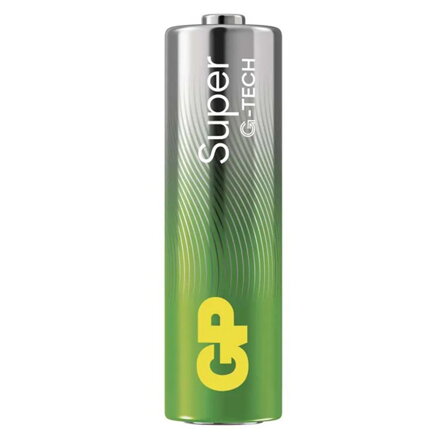 Baterie alkalická, AA, 1.5V, GP, blistr, 4-pack, SUPER