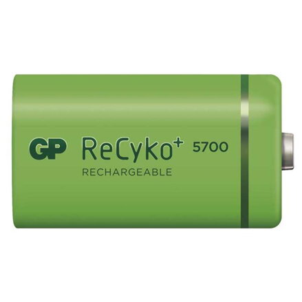 Baterie Ni-MH, HR20 (D) nabíjecí, 1.2V, 5700 mAh, GP, blistr, 2-pack