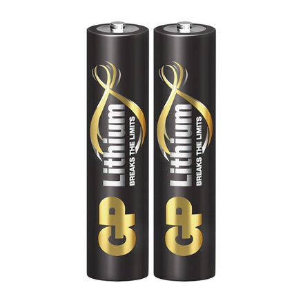 Baterie lithiová, AAA, 1.5V, GP, blistr, 2-pack