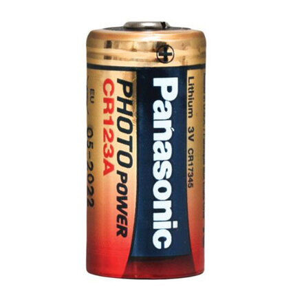 Baterie lithiová, CR123, 3V, Panasonic, blistr, 1-pack