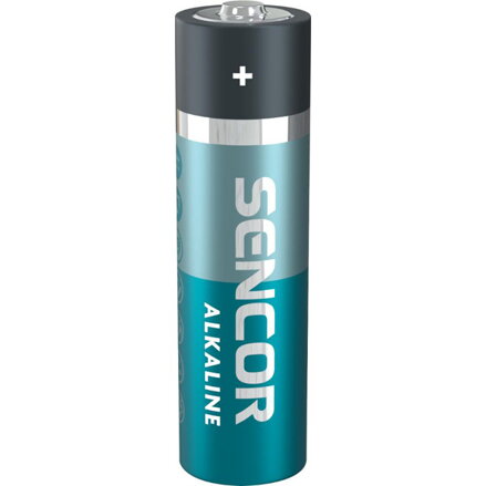 Baterie alkalická, AA, 1.5V, Sencor, blistr, 4-pack