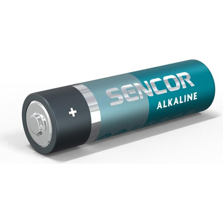Baterie alkalická, AA, 1.5V, Sencor, blistr, 4-pack