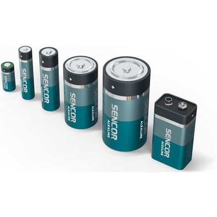 Baterie alkalická, AA, 1.5V, Sencor, blistr, 10-pack