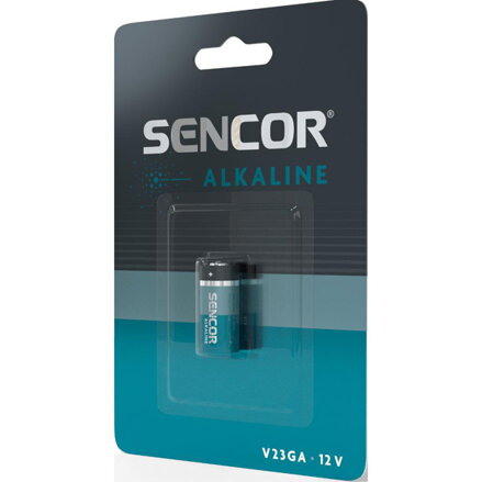 Baterie alkalická, V23GA, 1.5V, Sencor, blistr, 1-pack