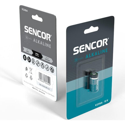 Baterie alkalická, V23GA, 1.5V, Sencor, blistr, 1-pack