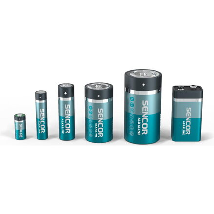 Baterie alkalická, LR44, 1.5V, Sencor, blistr, 2-pack