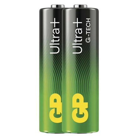 Baterie alkalická, AA (LR6), AA, 1.5V, GP, blistr, 2-pack, Ultra Plus