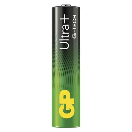 Baterie alkalická, AAA, 1.5V, GP, blistr, 2-pack, Ultra Plus