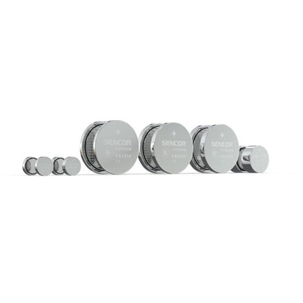 Baterie stříbrooxidové, V364, SR621SW, 1.55V, Sencor, blistr, 1-pack