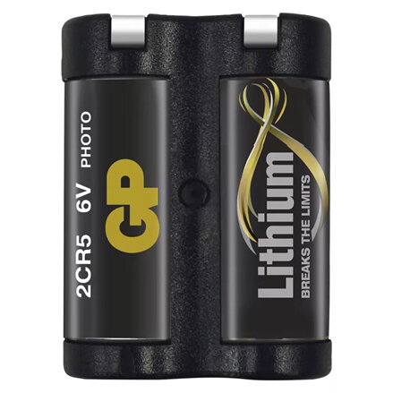 Baterie lithiová, 2CR5, 2CR5, 6V, GP, blistr, 1-pack