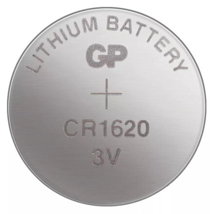 Baterie lithiová, CR1620, CR1620, 3V, GP, blistr, 5-pack