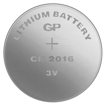 Baterie lithiová, CR2016, 3V, GP, blistr, 2-pack