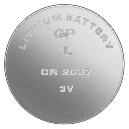 Baterie lithiová, CR2032, 3V, GP, blistr, 2-pack