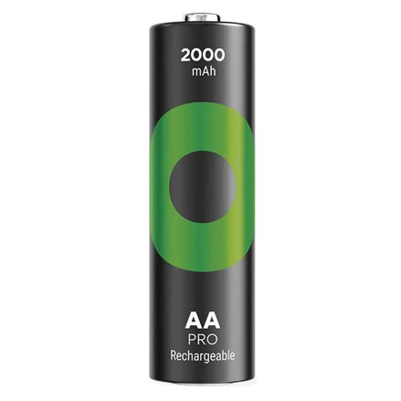Nabíjecí baterie, AA (HR6), 1.2V, 2000 mAh, GP, papírová krabička, 6-pack, ReCyko Pro