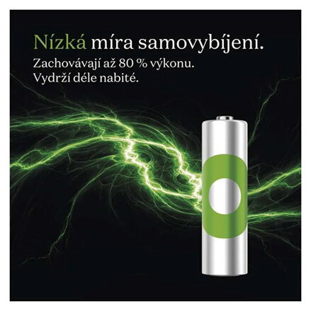 Nabíjecí baterie, AA (HR6), 1.2V, 2600 mAh, GP, papírová krabička, 2-pack, ReCyko