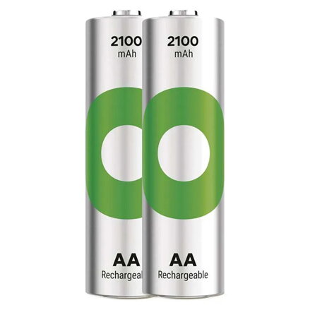Nabíjecí baterie, AA (HR6), 1.2V, 2100 mAh, GP, papírová krabička, 2-pack, ReCyko