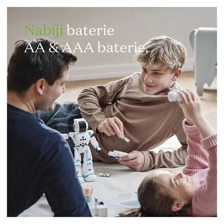 Nabíjecí baterie, AA (HR6), 1.2V, 2100 mAh, GP, papírová krabička, 2-pack, ReCyko