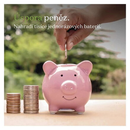 Nabíjecí baterie, AA (HR6), 1.2V, 2100 mAh, GP, papírová krabička, 2-pack, ReCyko