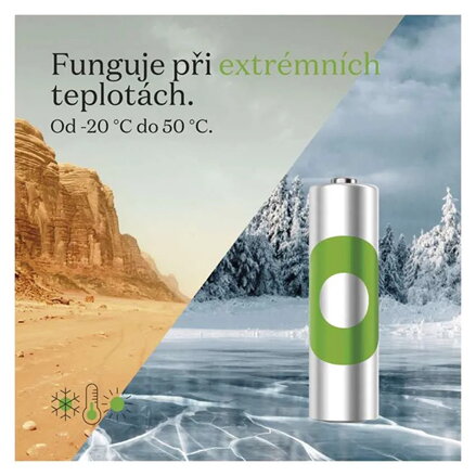 Nabíjecí baterie, AA (HR6), 1.2V, 2100 mAh, GP, papírová krabička, 2-pack, ReCyko