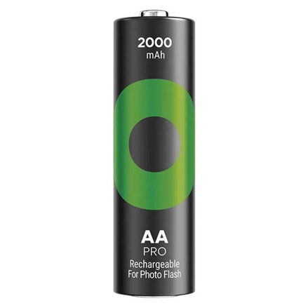 Nabíjecí baterie, AA (HR6), 1.2V, 2000 mAh, GP, papírová krabička, 4-pack, ReCyko Pro Photo Flash