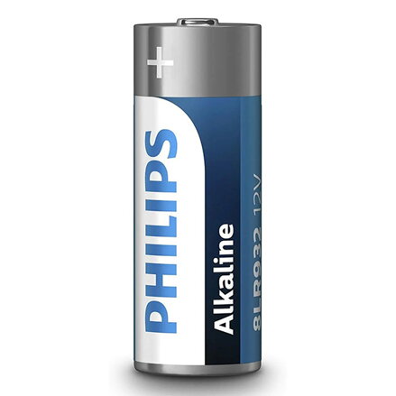 Baterie alkalická, A23, A23, 12V, PHILIPS, blistr, 1-pack, 8LR932/01B, V23GA,MN21,K23A,V23A,GP23A,LR23A
