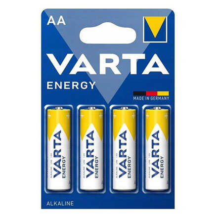 Baterie alkalická, AA (LR6), AA, 1.5V, Varta, blistr, 4-pack, VAR-LR6E, Energy