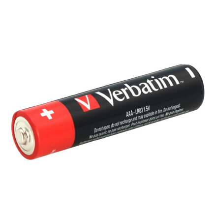 Baterie alkalická, AAA-LR03 Micro, AAA, 1.5V, Verbatim, krabička, 24-pack, 49504