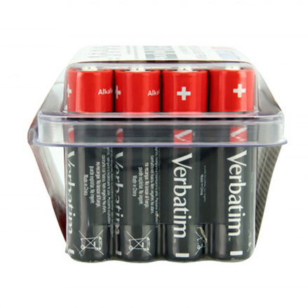 Baterie alkalická, AAA-LR03 Micro, AAA, 1.5V, Verbatim, krabička, 24-pack, 49504