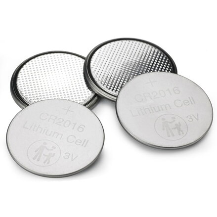 Baterie lithiová, knoflíková, CR2016, 3V, Verbatim, blistr, 4-pack, 49531