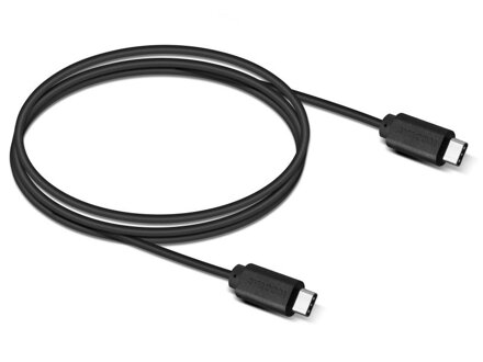 Kabel USB (2.0), USB C M- USB C M, 1m, černý, Avacom, blistr, max. 480Mbps