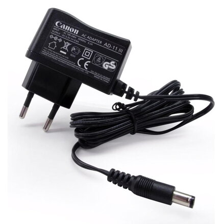 Síťový adaptér, AD-11 III EMEA, 220V (el.síť), 6V, 400mA, napájení kalkulaček, Canon, pro všechny typy kalkulaček CASIO HR