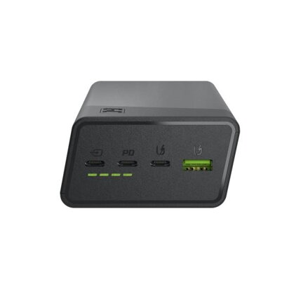 Greencell PowerPlay 30 - černá barva powerbanka s 30, 000mAh, 22.5W, 4 ports