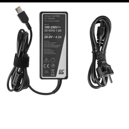 Green Cell Nabíječka Lenovo Green Cell 20V, 4.5A, 90W, AD39AP