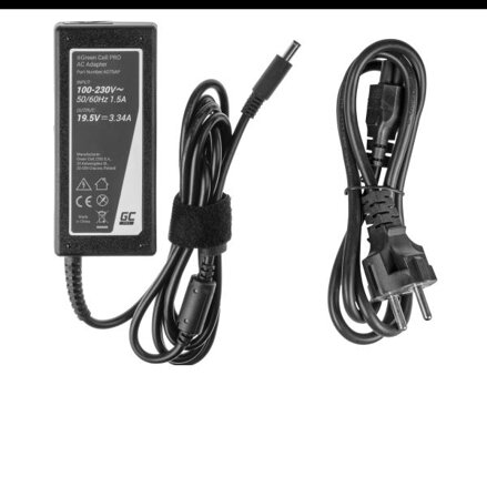 Green Cell Nabíječka Dell Inspiron Green Cell 19.5V, 3.34A, 65W, AD75AP ochrana proti přehřátí a přepětí