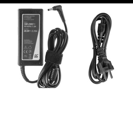 AC adaptér Green Cell  20V 2.25A 45W pro Lenovo IdeaPad 100 100-15IBD 100-15IBY 100s-14IBR 110 110-15IBR Yoga 510 520