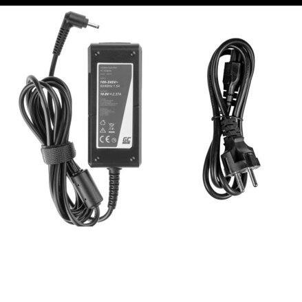 Green Cell nabíječka, AC adaptér pro Asus 45W / 19V 2.37A / 3.0-1.1mm