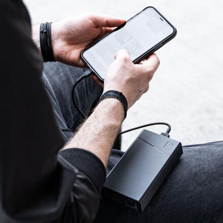 Green Cell kabel GC PowerStream USB-A - Lightning 30 cm, rychlé nabíjení Apple 2.4A