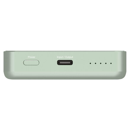 Verbatim, power banka s bezdrátovým nabíjením, 5V, nabíjení telefonu, 32228, 10000mAh, magnetické připevnění, Zelená
