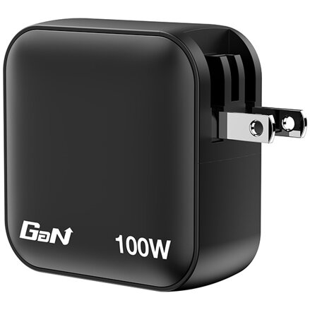 Verbatim, GaN cestovní nabíječka do sítě USB 3.0, USB C, šedá, 100 W, vyměnitelné vidlice C,G,A