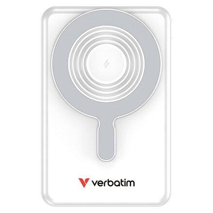 Verbatim power banka Charge ,n, Go 2C  Display s kabely 12V, nabíjení telefonu, 32273, 10000mAh, magnetické připevnění, stříbrná