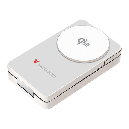 Verbatim, Powerbanka Charge ,n, Go Qi2, 5/9/12V, nabíjení telefonu, smart hodinek, Earbuds/Airpods, 32296, 10000mAh, magnetické př
