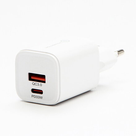 Powerton Síťový adaptér 33W, 2 porty, USB-C, USB-A, 33W GaN Charger