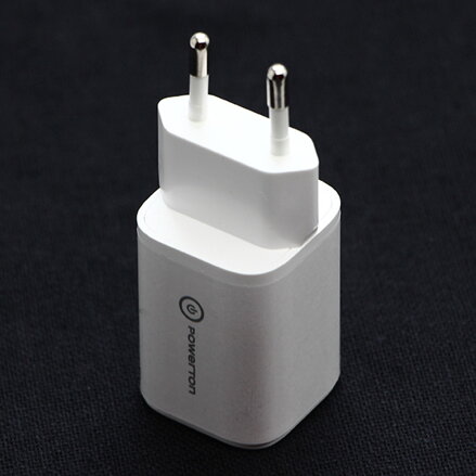 Powerton Síťový adaptér 33W, 2 porty, USB-C, USB-A, 33W GaN Charger