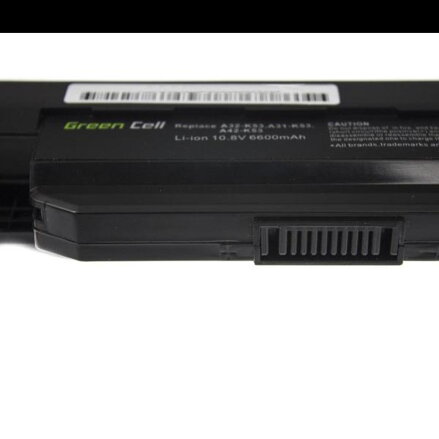 Green Cell baterie pro Asus A31-K53 X53S X53T K53E / 11,1V 6600mAh