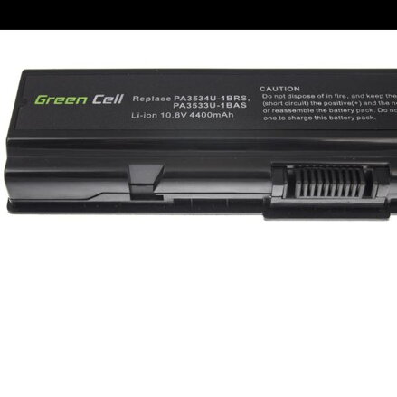 Green Cell baterie pro Toshiba Satellite A200 A300 A500 L200 L300 L500 / 11,1V 4400mAh